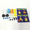 Brinquedos educativos DIY 19PCS espuma brinquedo 4 em 1 EVA bloco 10250558)